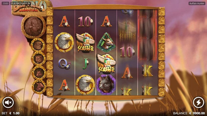 Buffalo Hunter slot screen 2