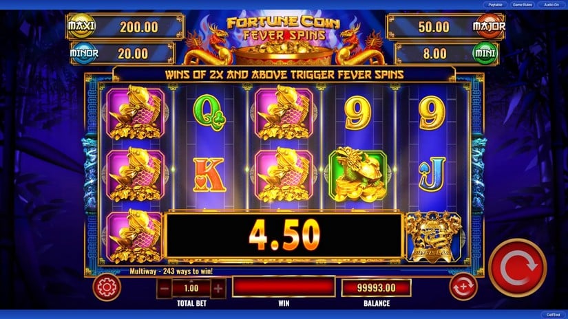 Fortune Coin Fever Spins slot screen 2