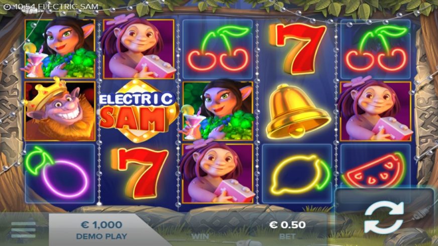Electric Sam slot screen 1
