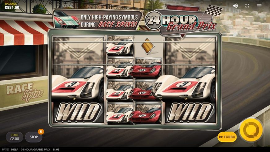 24 Hour Grand Prix slot screen 2