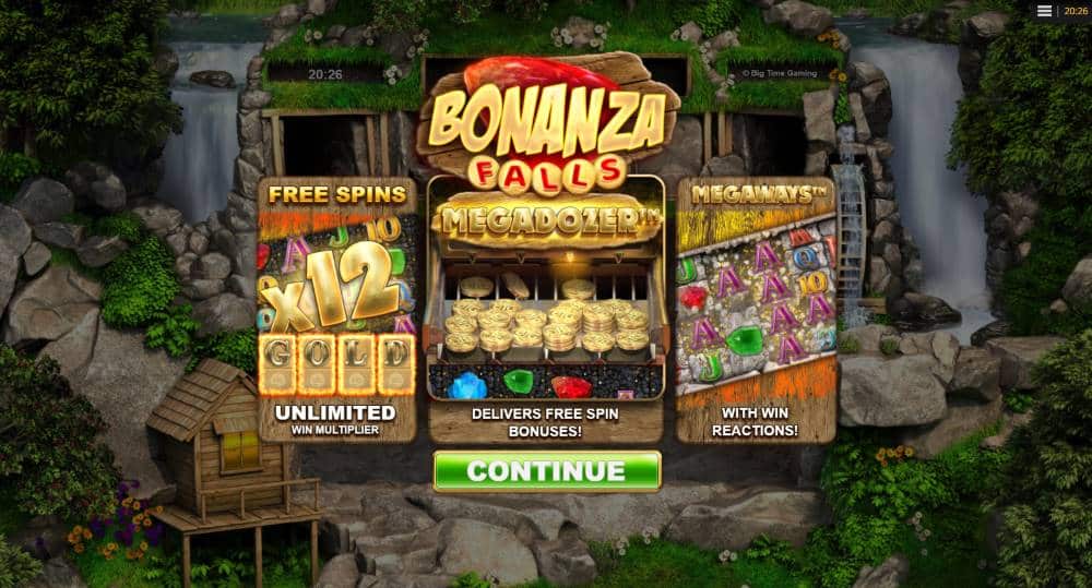 Bonanza Falls features