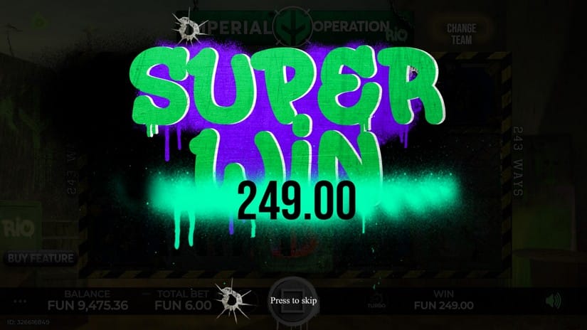 Imperial: Operation Rio slot screen 7