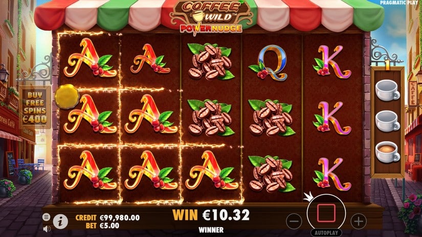 Coffee Wild slot screen 2