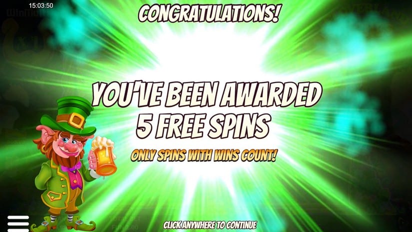 Cloverland Riches slot screen 5