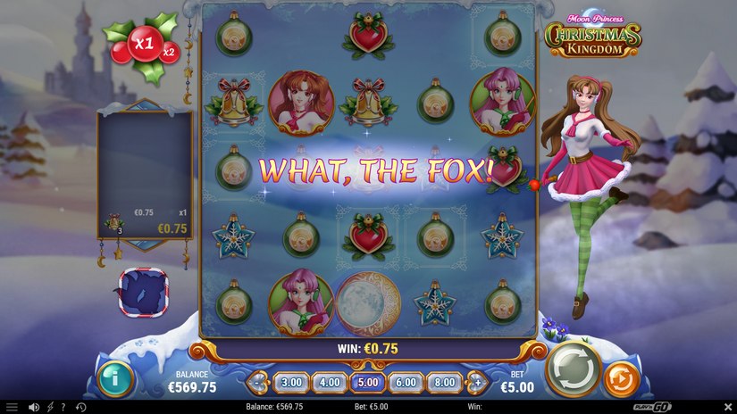 Moon Princess Christmas Kingdom slot screen 7