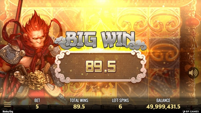 Monkey King slot screen 6