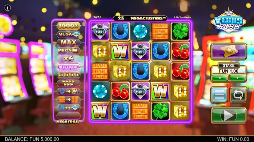 Vegas Rush slot screen 1