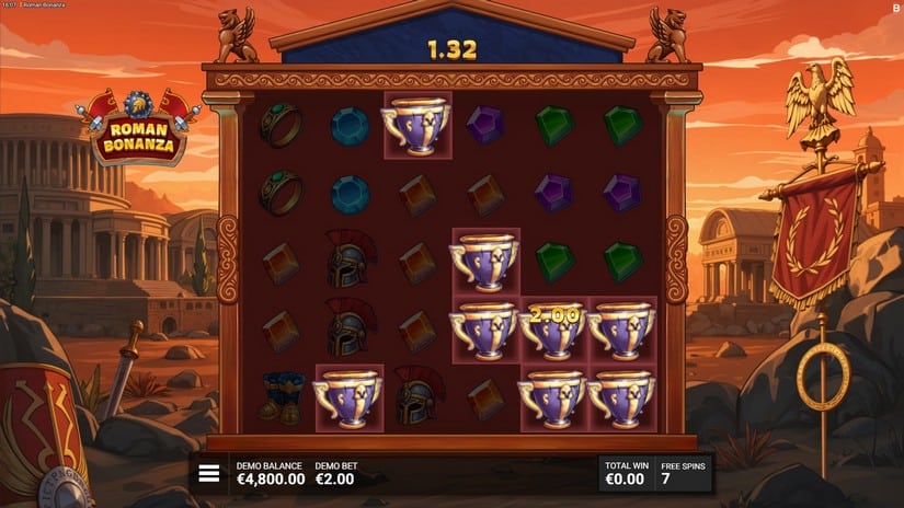 Roman Bonanza slot screen 3