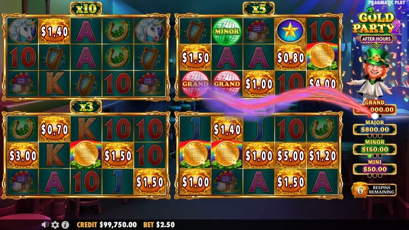 Gold Party 2 After Hours slot screen 5