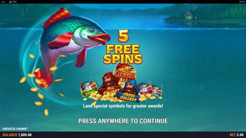 Fintastic Fishing slot screen 3