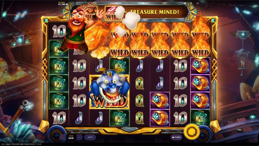 Treasure Mine Power Reels slot screen 5