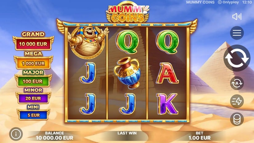 Mummy Coins slot screen 1