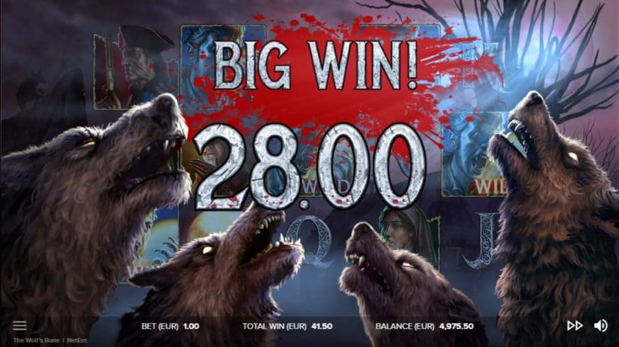 The Wolf’s Bane slot screen 4