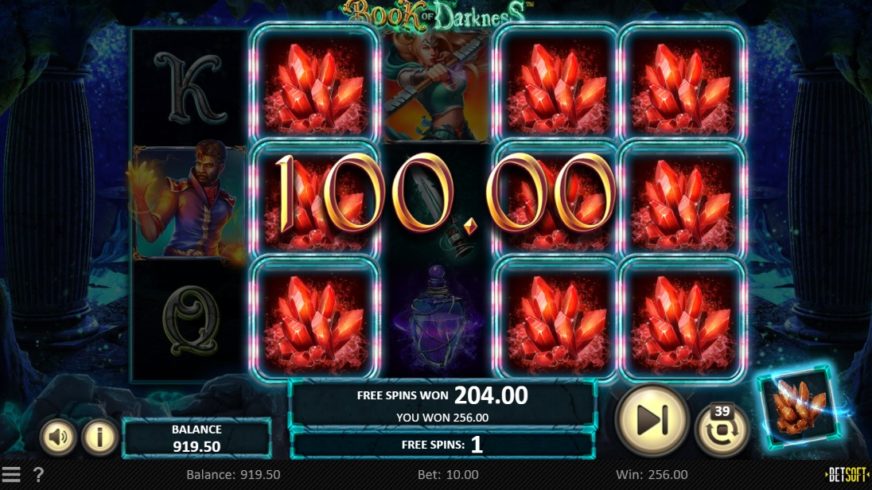 Book of Darkness slot screen 5