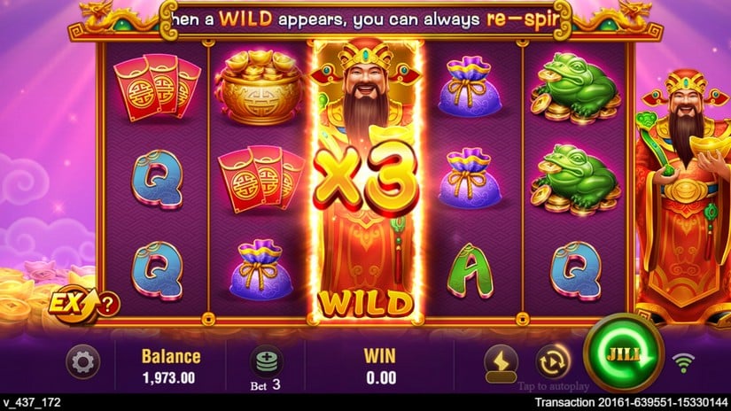 Jili Caishen slot screen 2