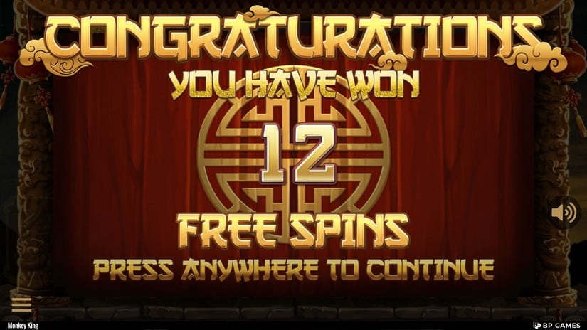 Monkey King slot screen 3