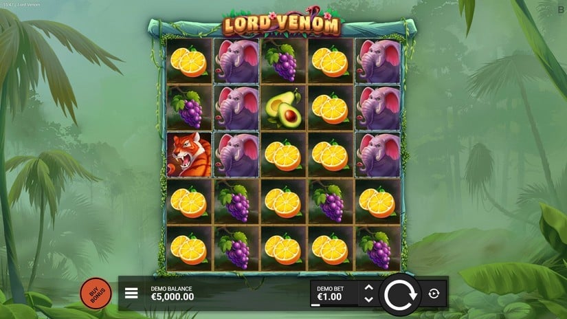 Lord Venom slot screen 1