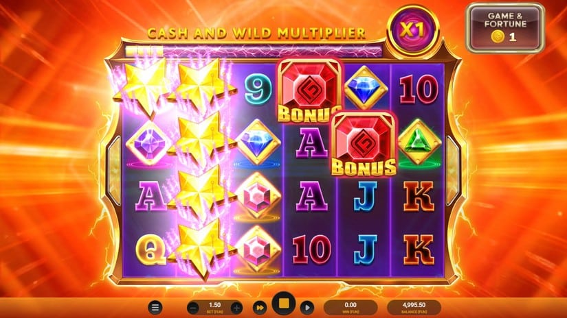Cosmic Rush Dream Drop slot screen 2