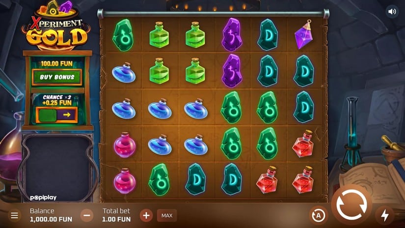 Xperiment Gold slot screen 1