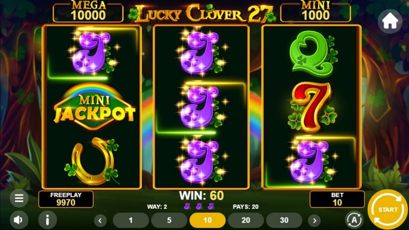 Lucky Clover 27 slot screen 2