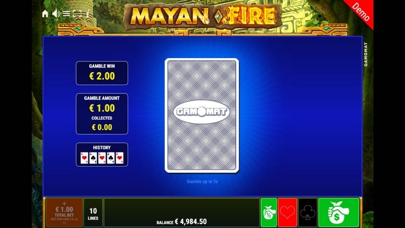 Mayan Fire slot screen 3