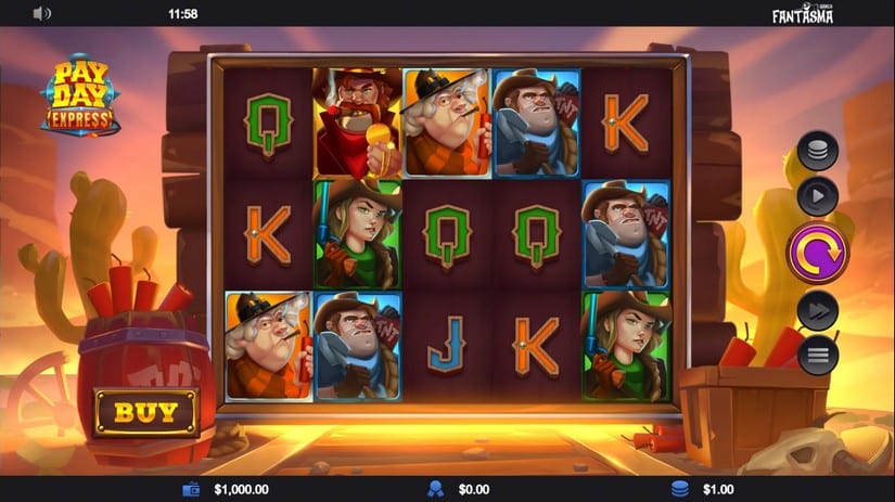 Shaker Club slot screen 1