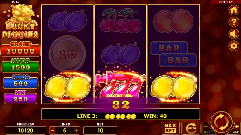 Lucky Piggies slot screen 3