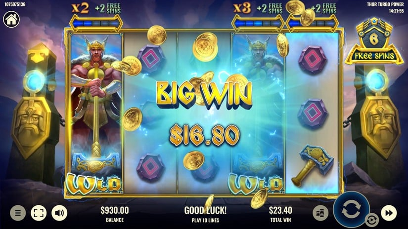Thor Turbo Power slot screen 5