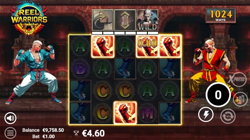 Reel Warriors slot screen 4