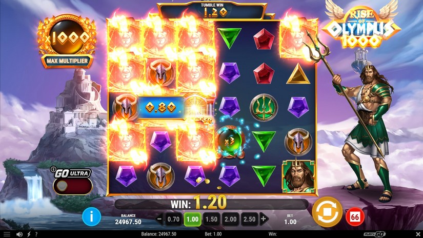 Rise of Olympus 1000 slot screen 3