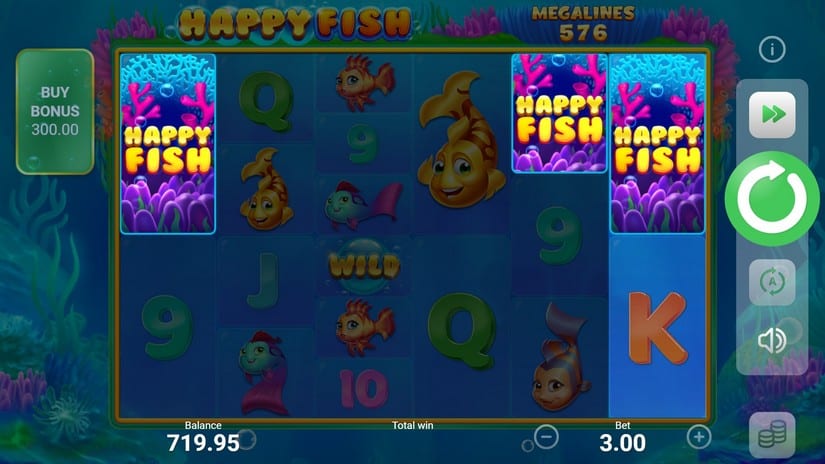Happy Fish slot screen 3
