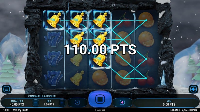 Wild Icy Fruits slot screen 2