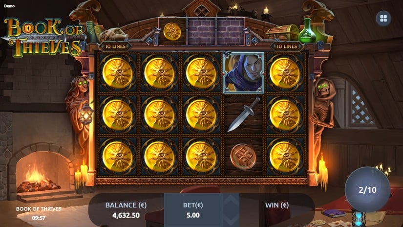 Book of Thieves slot screen 4