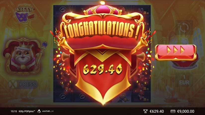 Kitty POPpins slot screen 5