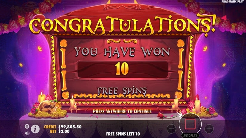 Muertos Multiplier Megaways slot screen 5