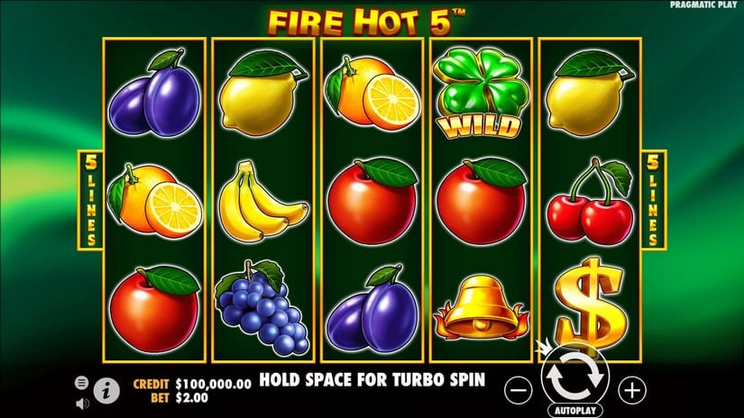 Fire Hot 5 slot screen 1