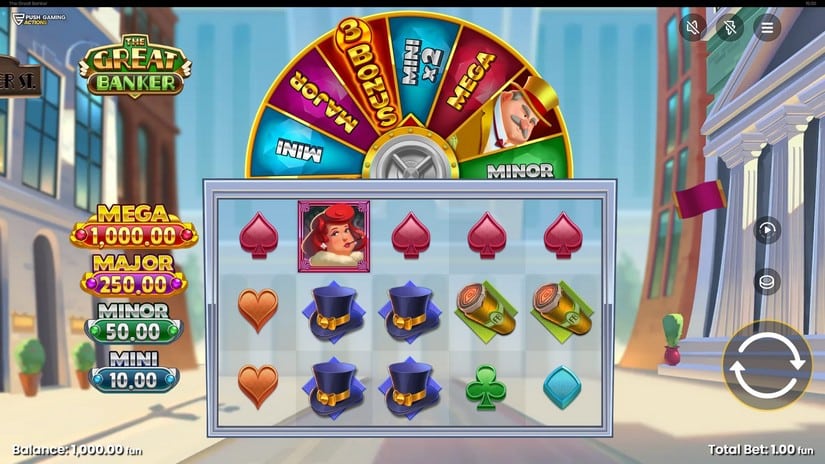 The Great Banker slot screen 1