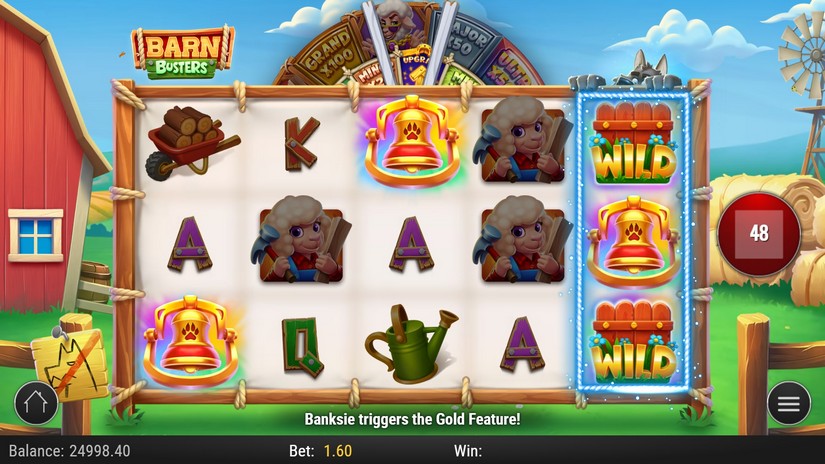 Barn Busters slot screen 3