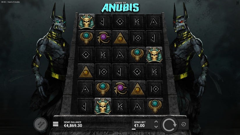 Hand of Anubis slot screen 3