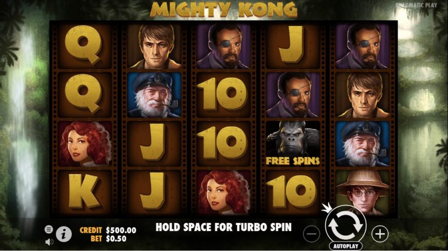 Mighty Kong slot screen 1