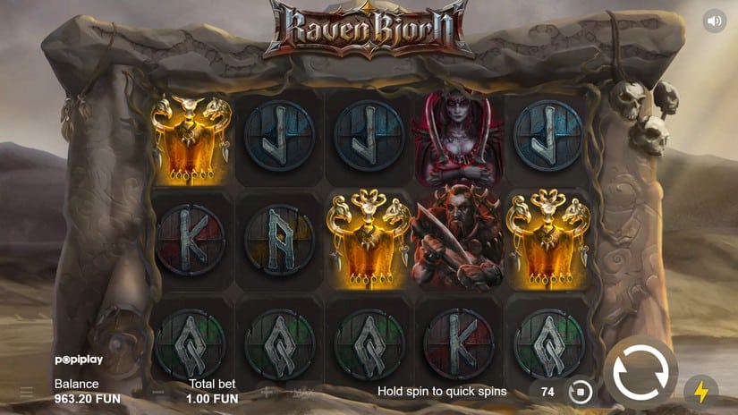 Raven Bjorn slot screen 4