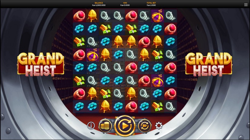 Grand Heist slot screen 1