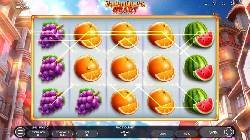 Valentine’s Heart slot screen 5