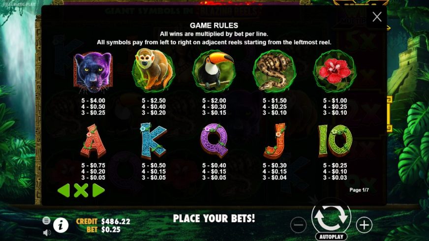 Panther Queen slot screen 2