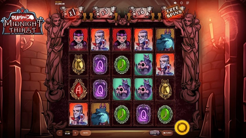 Midnight Thirst Deadspins slot screen 1