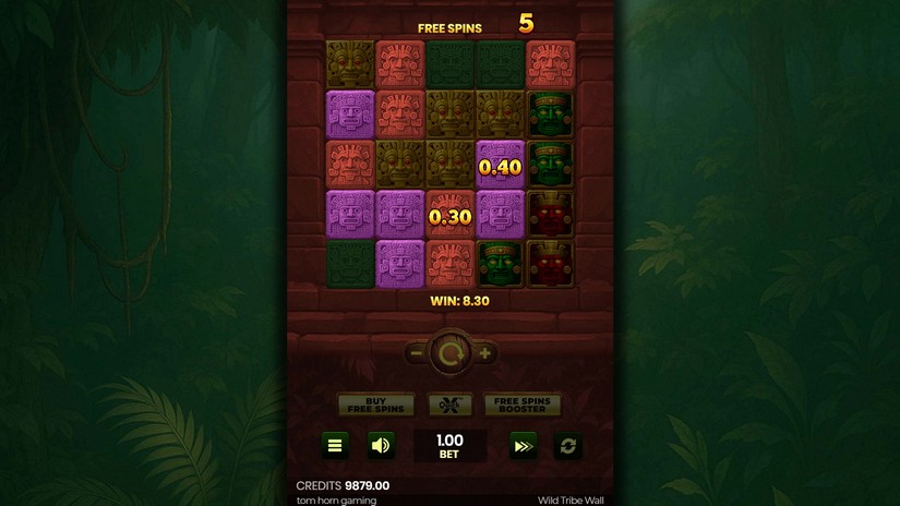 Wild Tribe Wall slot screen 5