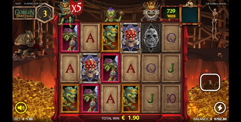 Evil Goblins slot screen 6