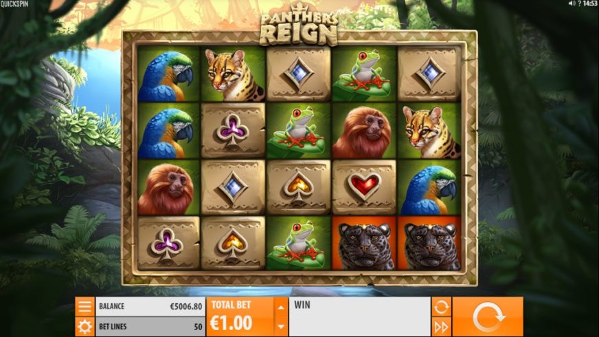 Panthers Reign slot screen 1