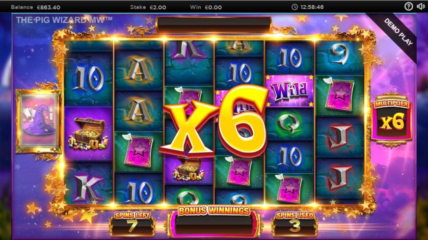 The Pig Wizard Megaways slot screen 7