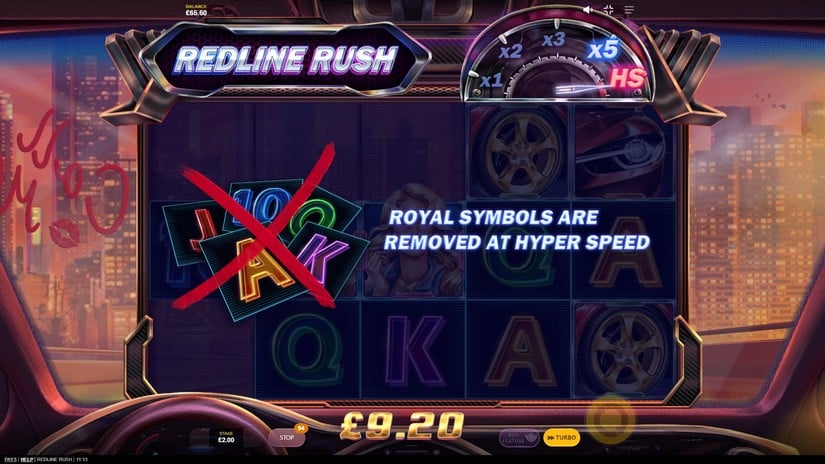 Redline Rush slot screen 4